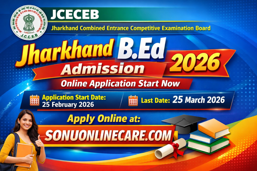 Jharkhand B.Ed Online Form 2026